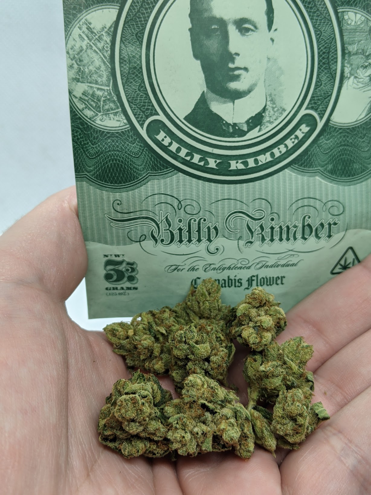 Billy Kimber product packaging, as labeled by the cited image source